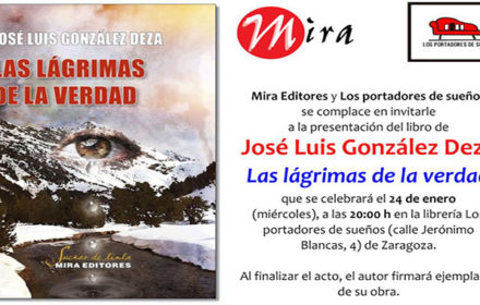 José Luis González Deza presenta su novela en Zaragoza